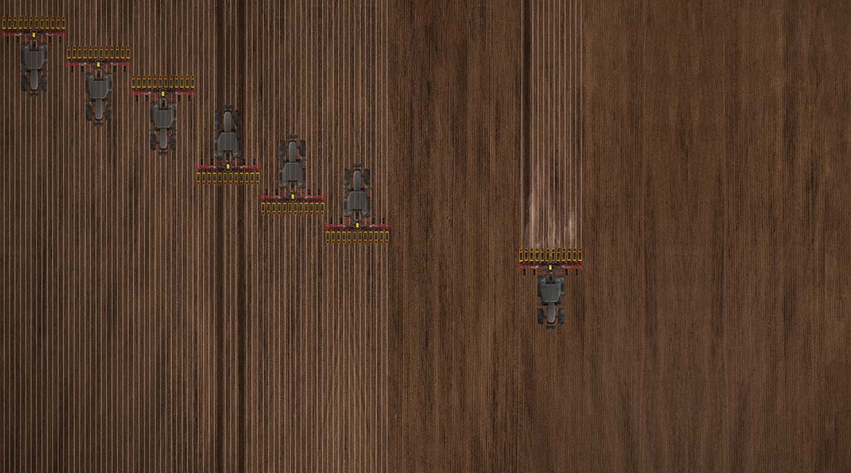 Lancement de l’ISOBUS Dynamic Tramlining pour les Väderstad Tempo et Proceed