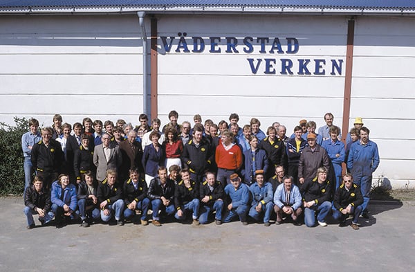 Väderstad staff in 1983
