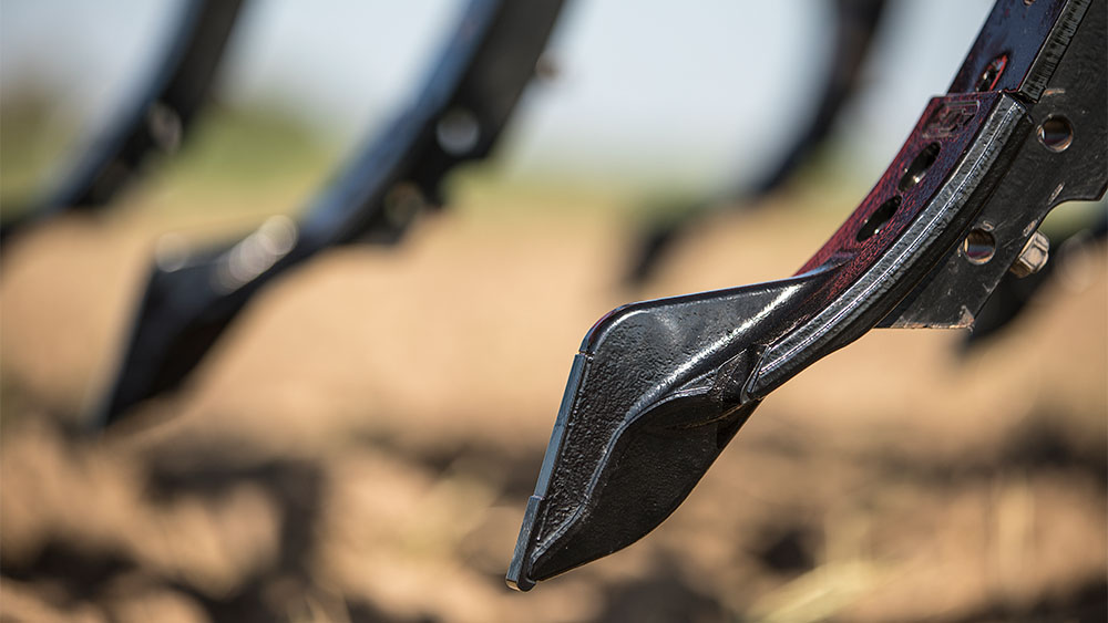 Close-up of the Väderstad BreakMix point on a machine
