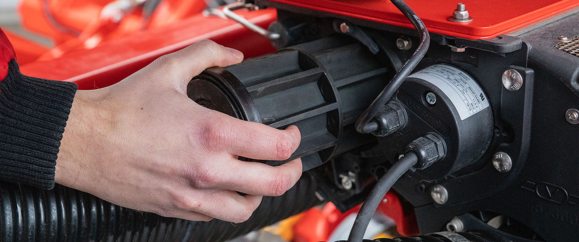 Closeup of Fenix seed meter