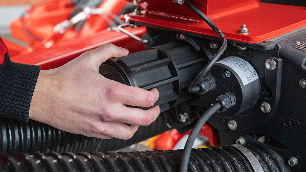 Close-up of Fenix seed meter