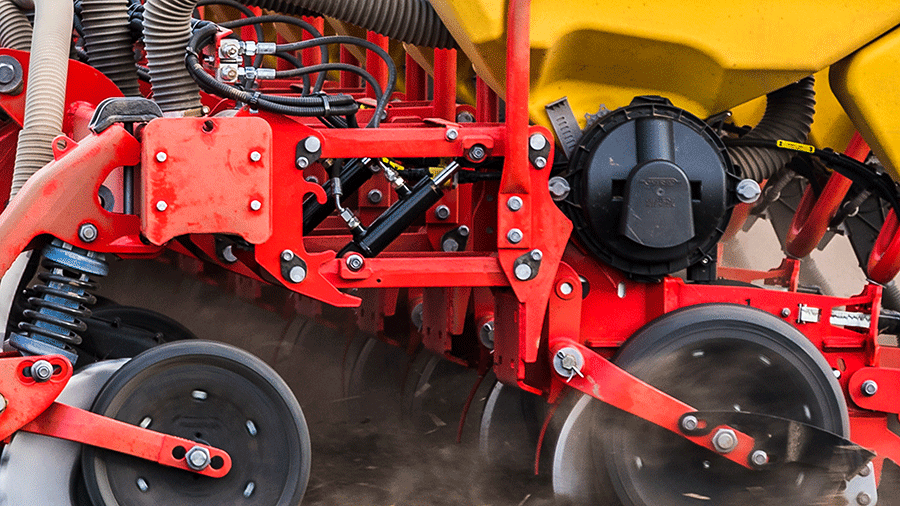 Tempo machine with exact working depth