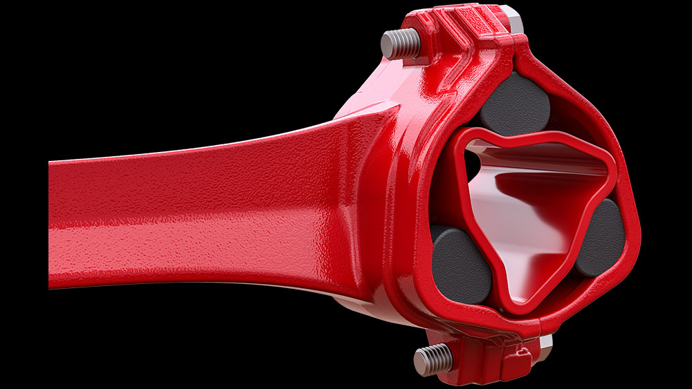 Illustration of the Väderstad TriForce II coulter suspension