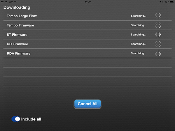 Available software downloading