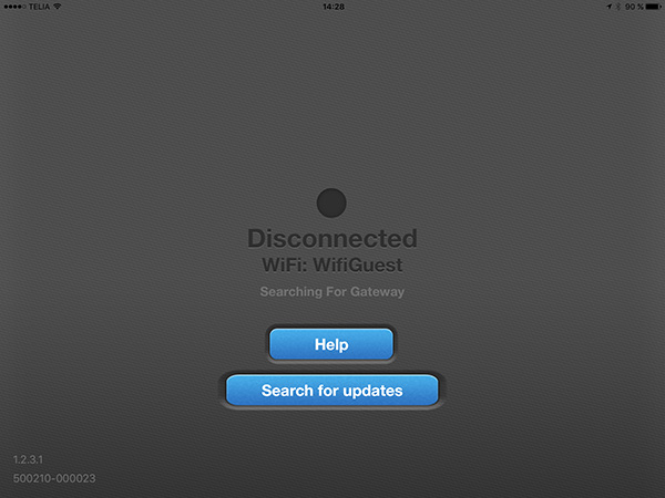 Search for updates to E-Control