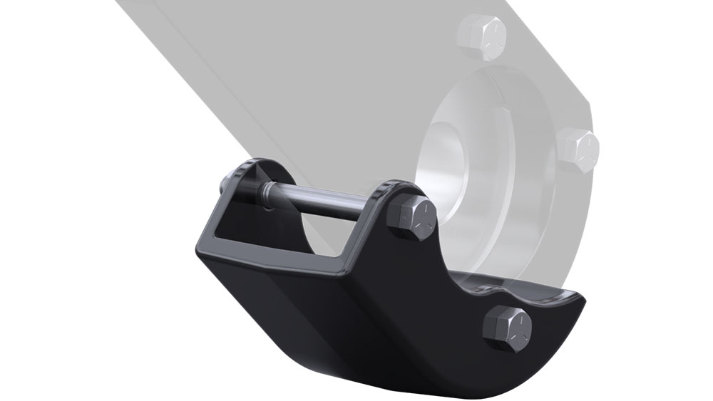 Illustration of a Wishek Y2000 bearing guards and washers