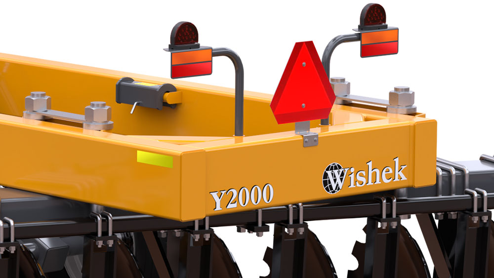 Illustration of a Wishek Y2000 frame