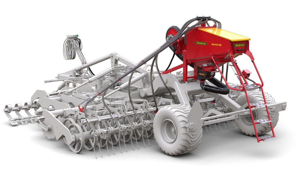 Rendered image of BioDrill mounted on a Carrier XT