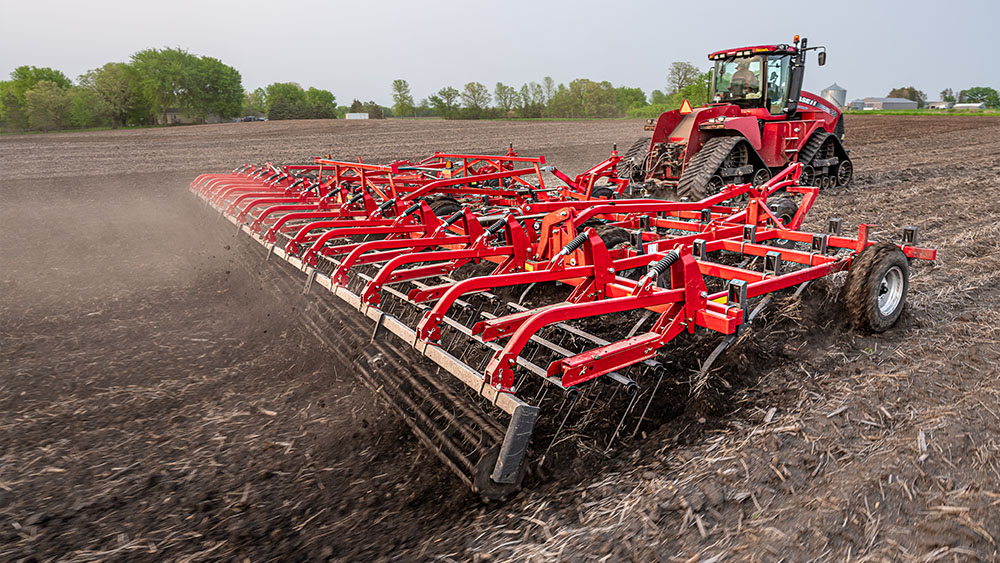 Wil-Rich XL2 field cultivator working on a field
