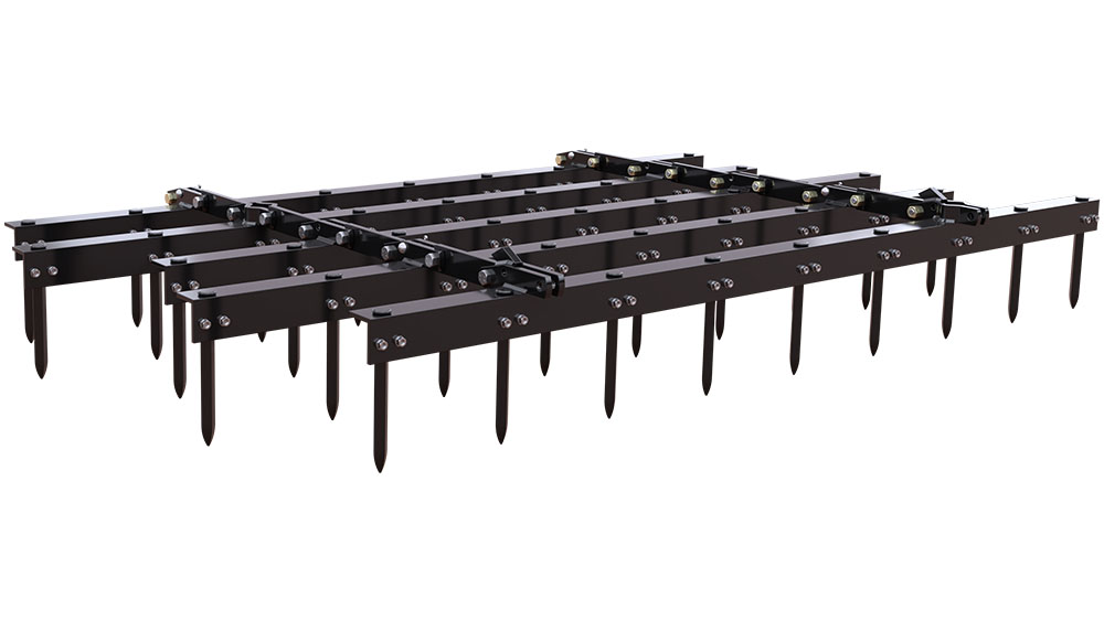 Illustration of a Wil-Rich 1400 spike harrow