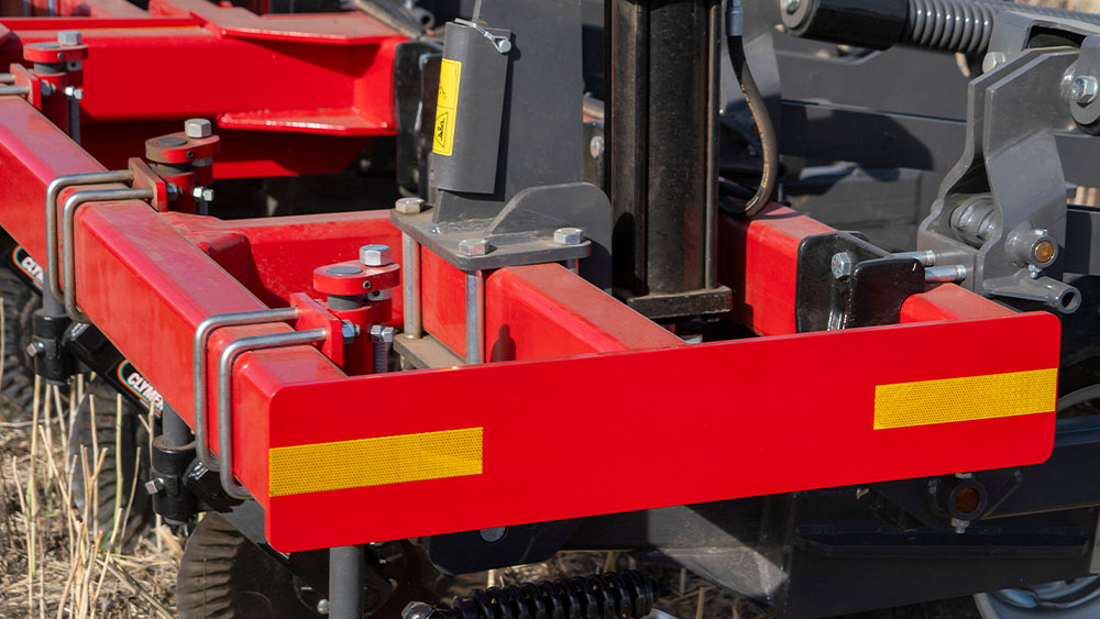 Close-up of the Wil-RIch 357 Inline Ripper box frame