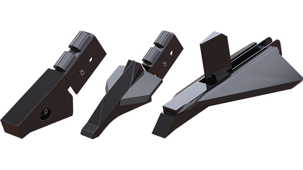 Illustration of different Wil-RIch 357 Inline Ripper points