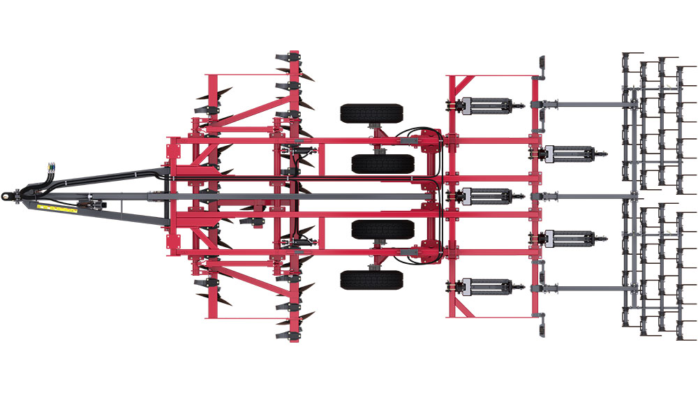 Illustration of the Wil-Rich SoilPro 513 from above
