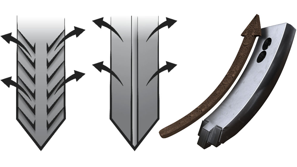 Rendering showing the shape and design of Väderstad cultivation points