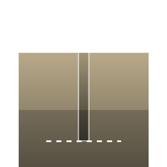 Rendering of a Väderstad LowDisturbance cultivator point and how it affects the soil