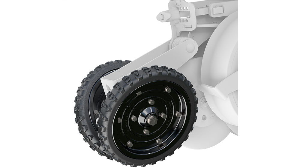 Treaded closing wheels 50mm 7120240