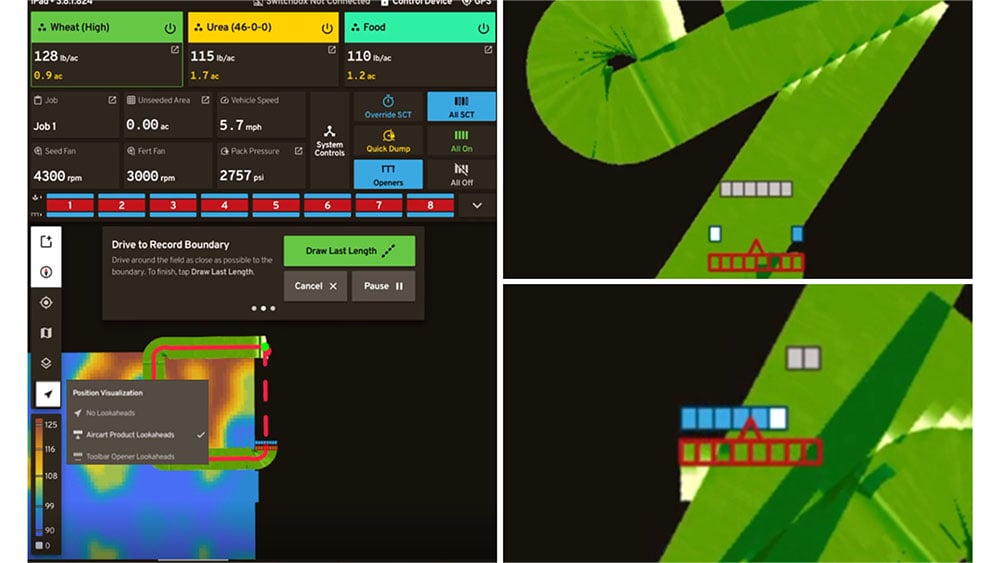 SCT visualisation in Väderstad iCon