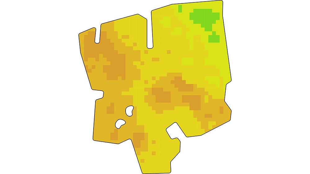 Illustration of variable rate and depth map