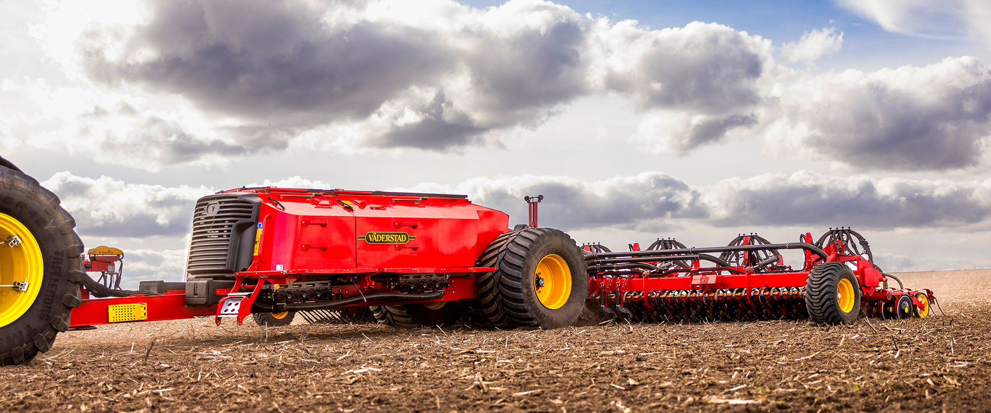 Väderstad Inspire 1200 seed drill in a field