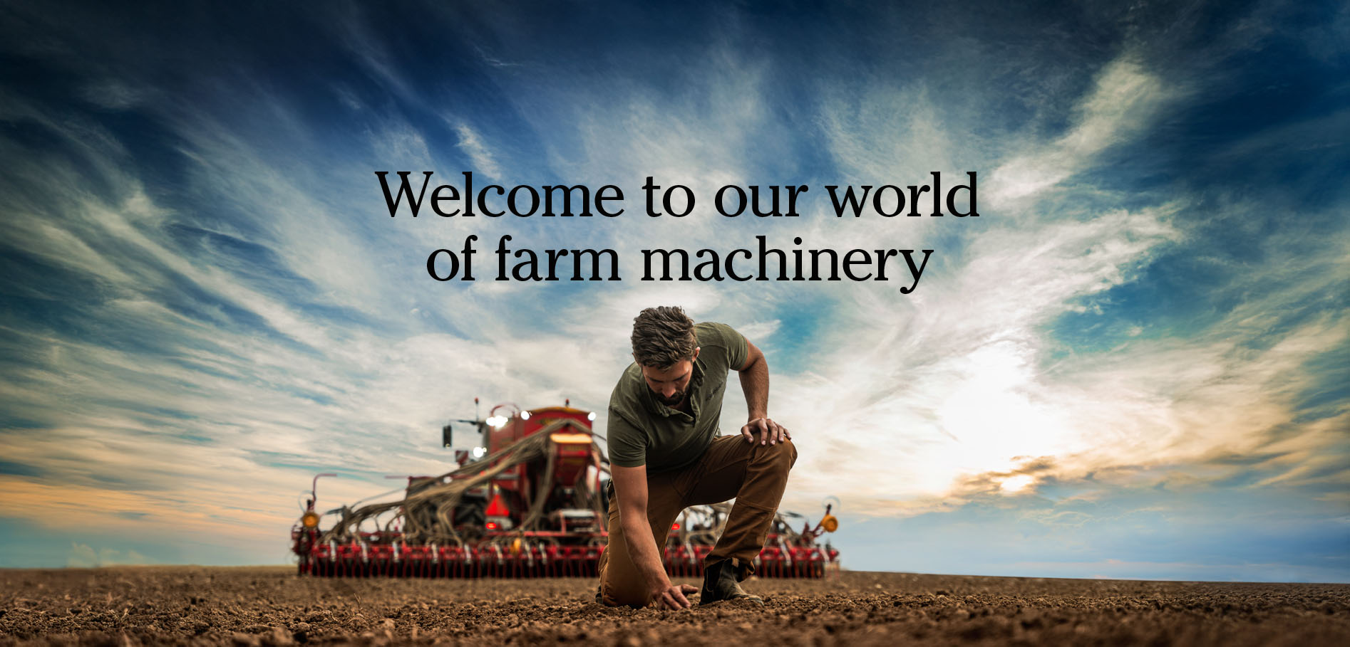 Farmer checking results after CrossCutter Disc