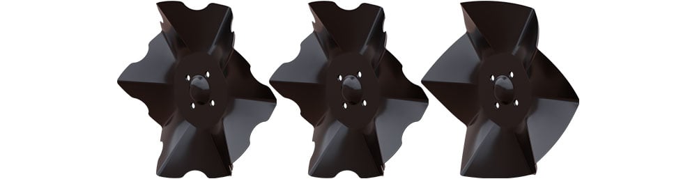 Dos CrossCutter Disc Aggressive y un CrossCutter Disc