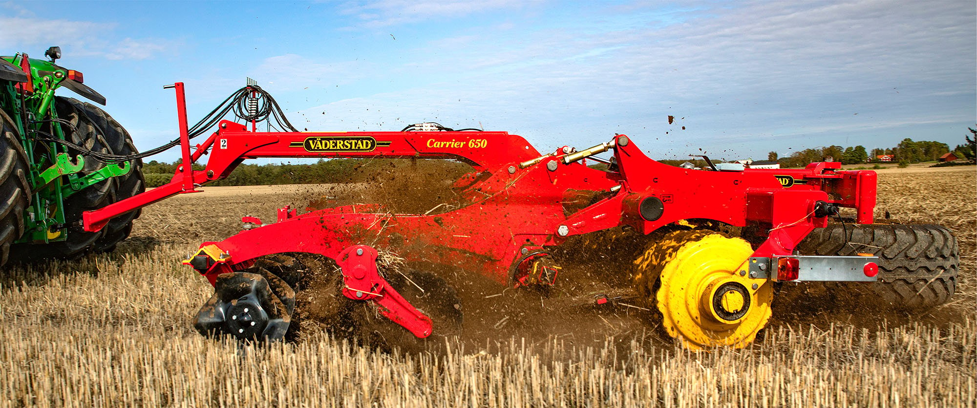 Väderstad Carrier disc cultivator in a field