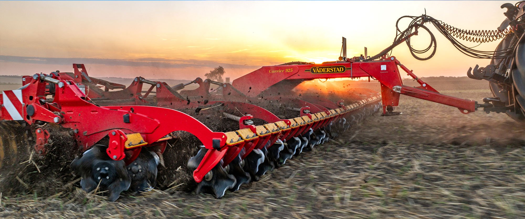 Väderstad Carrier disc cultivator in a field